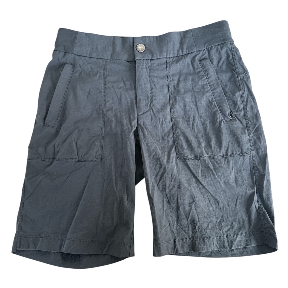Athleta Trekkie Bermuda Shorts Gray Activewear Hiking Women’s Size 2